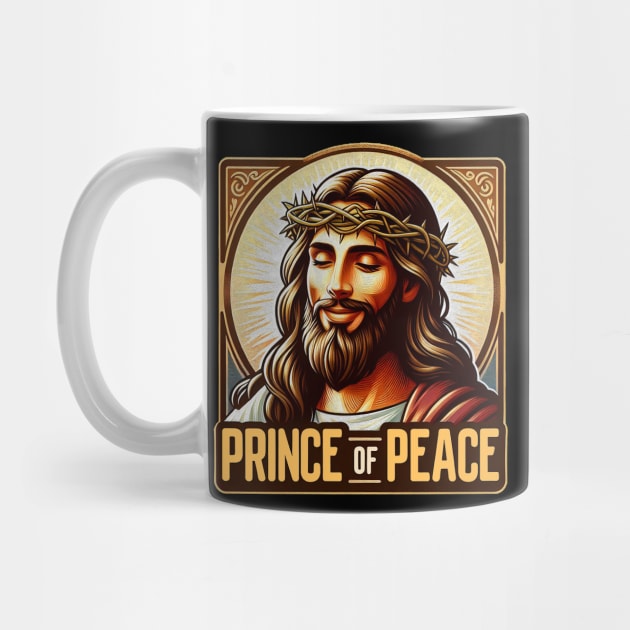 Prince of Peace Jesus Christ Bible Quote by Plushism